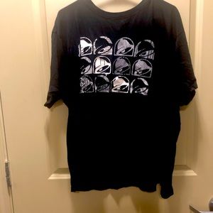 Black Taco Bell shirts with graphic on it